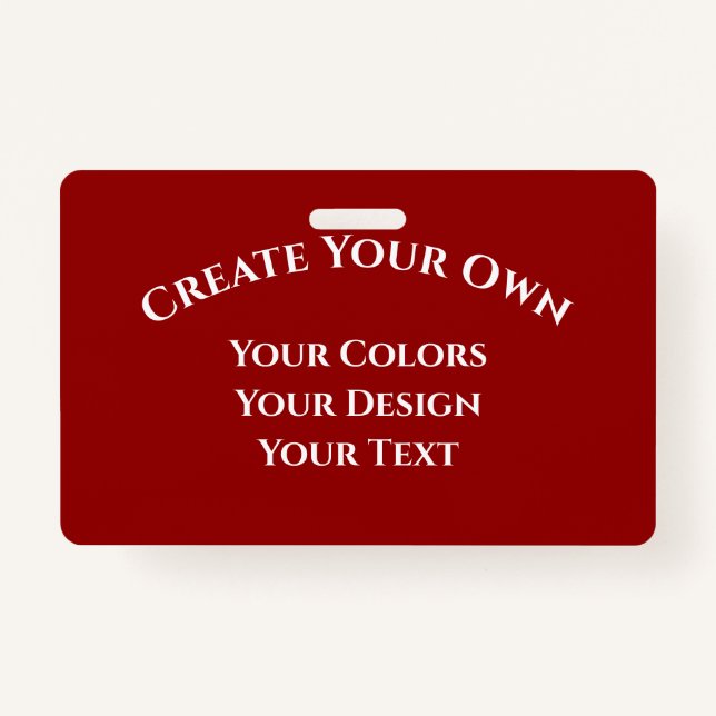 Crachá Crie seu (Frente)