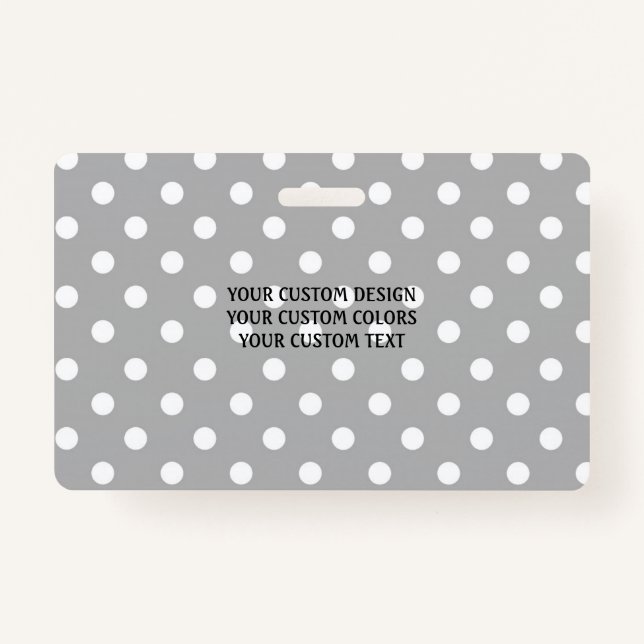 Crachá Crie seu personalizado personalizado (Frente)