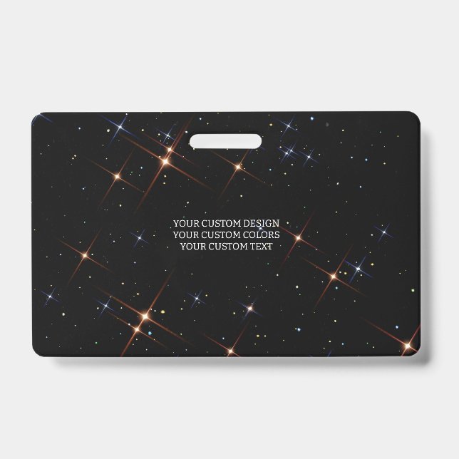 Crachá Crie seu personalizado personalizado (Frente)