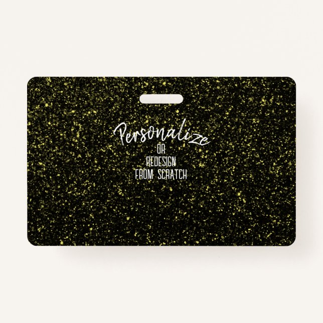 Crachá Crie seu personalizado personalizado (Frente)