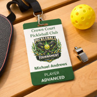 Crie Seu Próprio Emblema de Torneio de Pickleball
