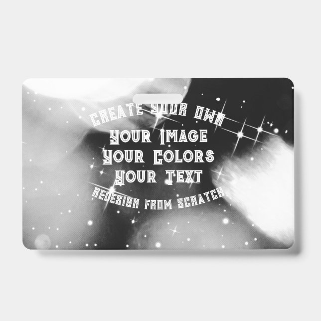 Crachá Crie seu próprio personalizado (Frente)