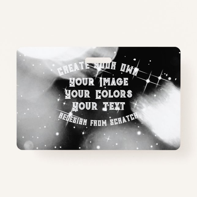 Crachá Crie seu próprio personalizado (Frente)