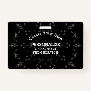 Crachá Crie seu próprio personalizado
