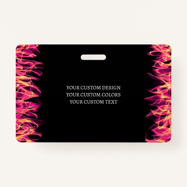 Crachá Crie seu próprio personalizado (Frente)