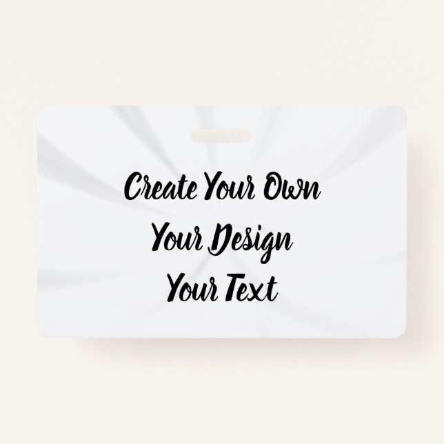 Crachá Crie seu próprio personalizado (Frente)