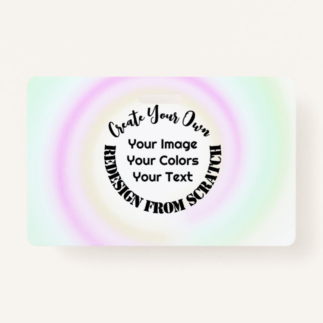 Crachá Crie seu próprio personalizado (Frente)