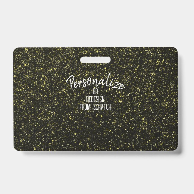 Crachá Crie seu próprio personalizado (Frente)