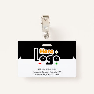 Crachá Custom Business Logo Employee Photo ID Badge