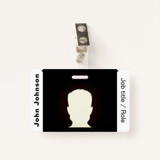 Crachá Custom Business Logo Employee Photo ID Badge