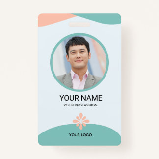 Crachá Custom Employee ID Badge
