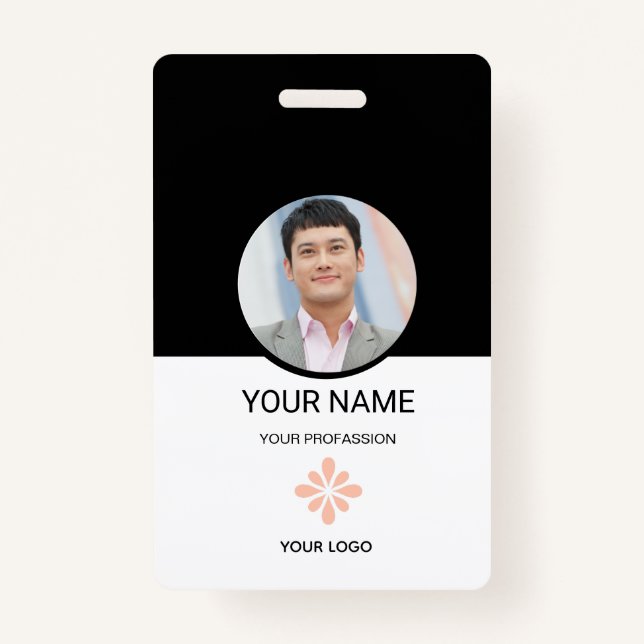 Crachá Custom Employee ID Badge (Frente)