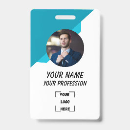 Crachá Custom Employee ID Badge with Photo