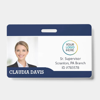 Crachá Custom Employee Photo ID Badge