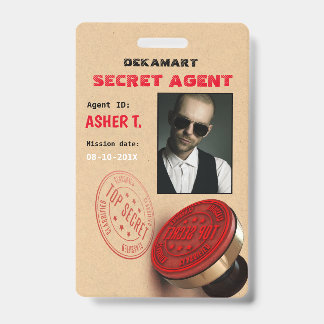Crachá da Companhia do Agente Secreto do Spy Party