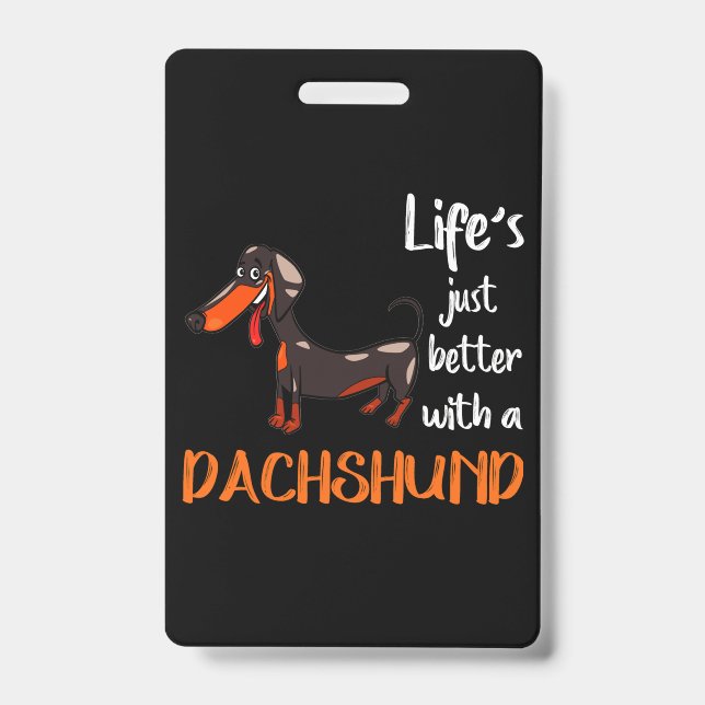 Crachá Dachshund (Frente)