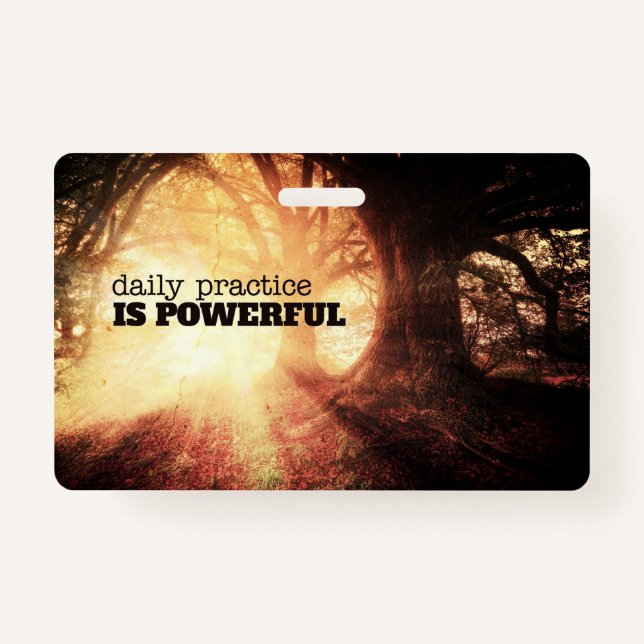 Crachá Daily Practice (Frente)