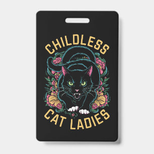 Crachá Damas de Gato sem Filhos 2024 Feminista