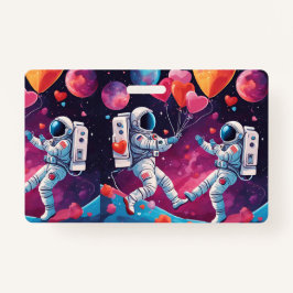 Crachá de amor no espaço