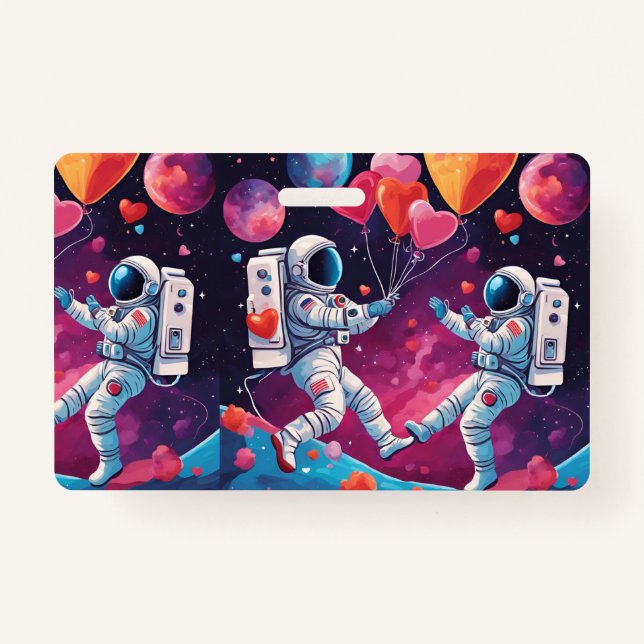 Crachá de amor no espaço (Verso)