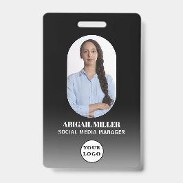 Crachá de Arca de Gradação de Fotos de Funcionário
