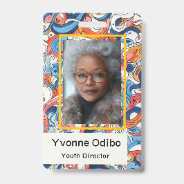 Crachá de atividade/Funcionarios de campo