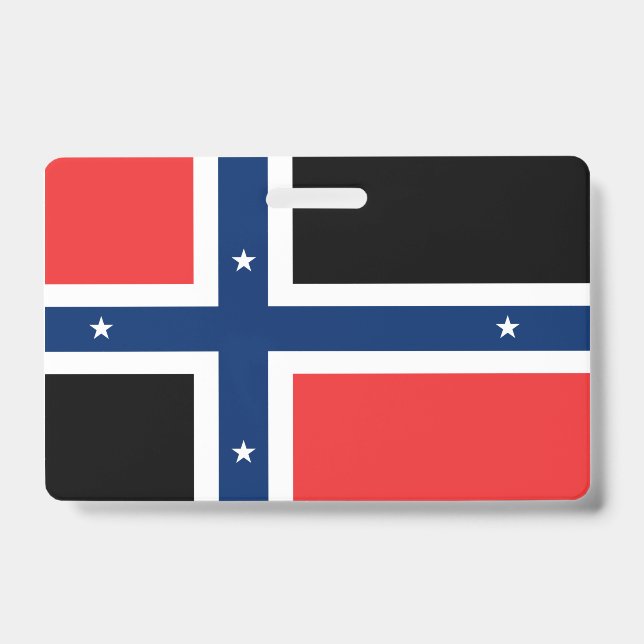 Crachá de bandeira da Ilha Bouvet (Frente)