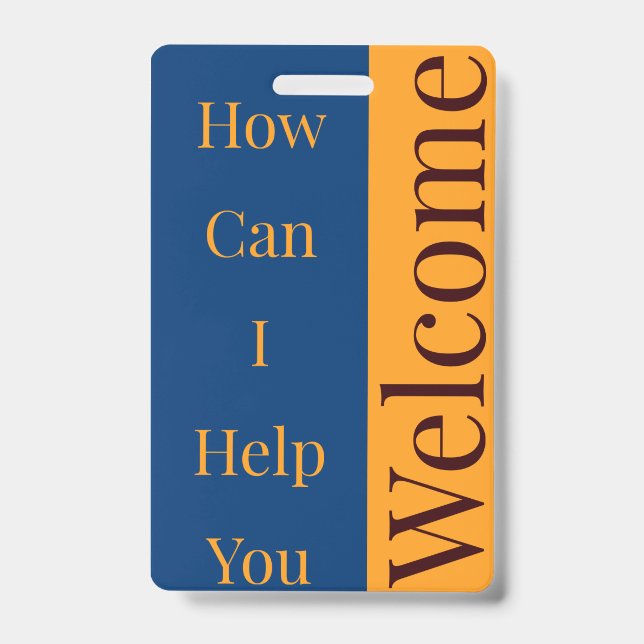 Crachá de Boas-Vindas (Frente)