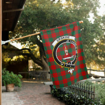 Crachá de Clã Erskine Tartan Flag