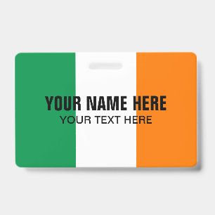 Crachá de clipe metálico personalizado com logotip