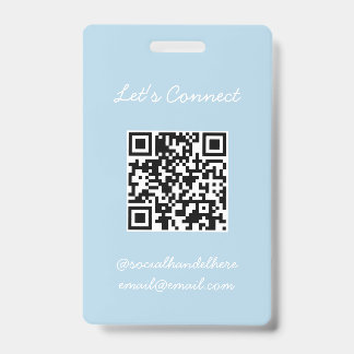 Crachá de Código QR
