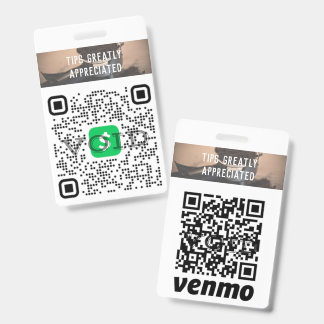 Crachá de Código QR Personalizado de Dica Sem Casc