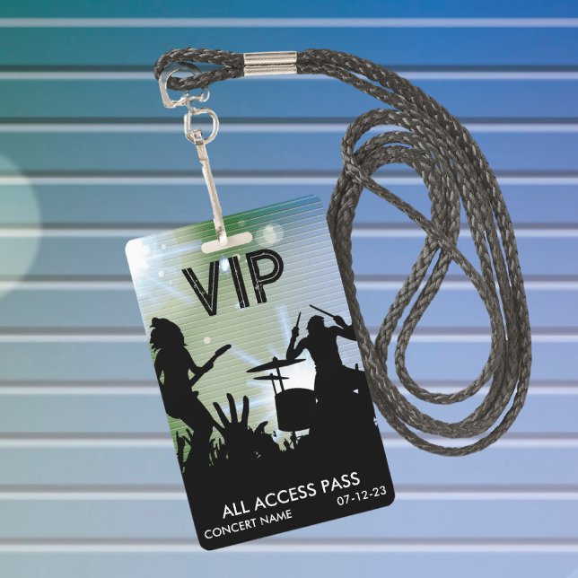 Crachá de Concerto de Acesso Total VIP (Criador carregado)