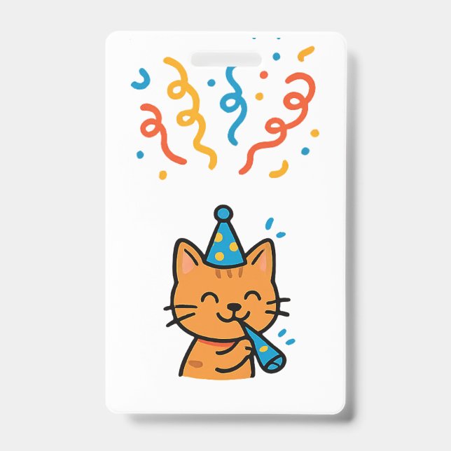 Crachá de Convite de Ano Novo (Frente)