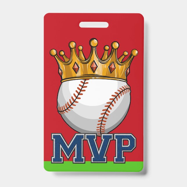 Crachá de Cordão MVP Baseball (Frente)