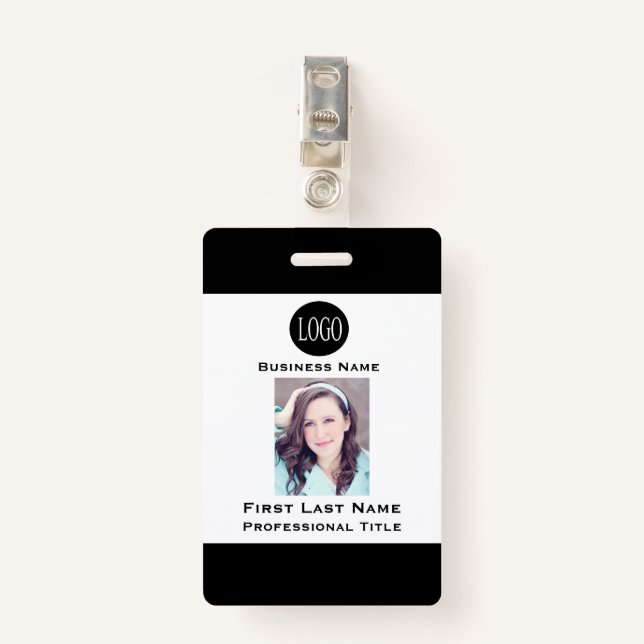 Crachá de Crachás de placa de identificação do Nom (Frente com Clipe)