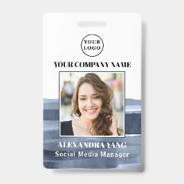 Crachá de Empresa Personalizado para Funcionário