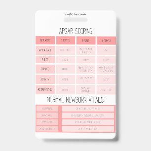 CRACHÁ de Enfermeiro de Referência APGAR e NRP