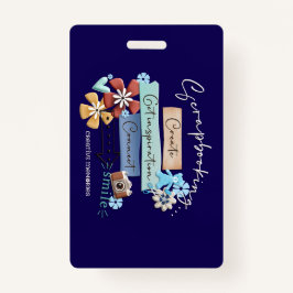 Crachá de Etiqueta de Bagagem Crop & Connect Atlan