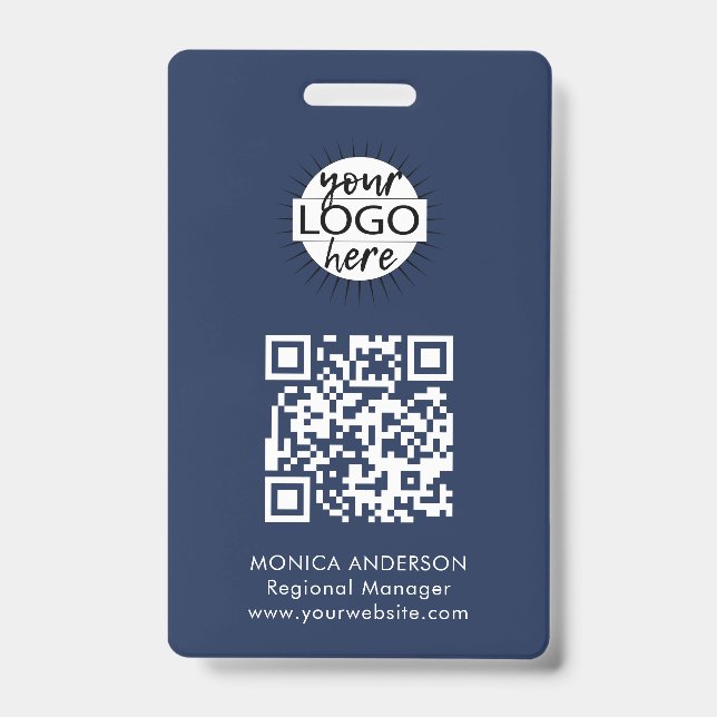 Crachá de Evento com QR Code (Frente)