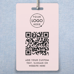 Crachá de Evento com QR Code   Crachás de Identifi