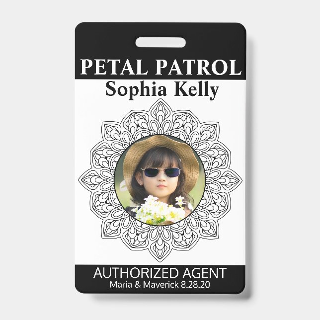 Crachá de Flor da Patrulha Petal (Frente)