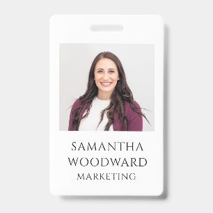 Crachá de Foto Personalizado