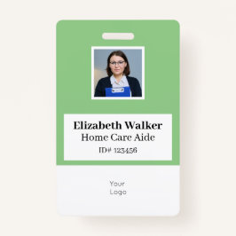 Crachá de Fotografia ID Personalizado de Dois Lado