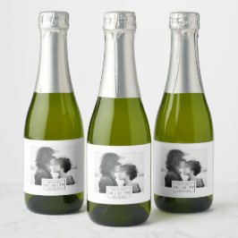 Crachá de fotos | Salvar a data | Mini etiqueta | 