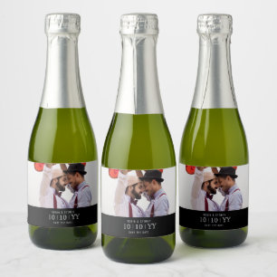 Crachá de fotos   Salvar a data   Rótulo do Mini F