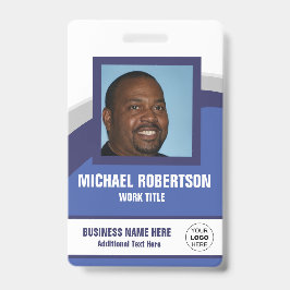 Crachá de Funcionário com Foto Personalizada