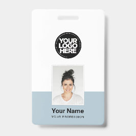 Crachá de Funcionário Personalizado - Foto, Código