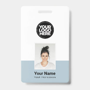Crachá de Funcionário Personalizado - Foto, Código