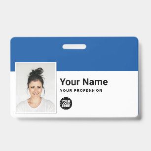 Crachá de Funcionário Personalizado - Foto, Código